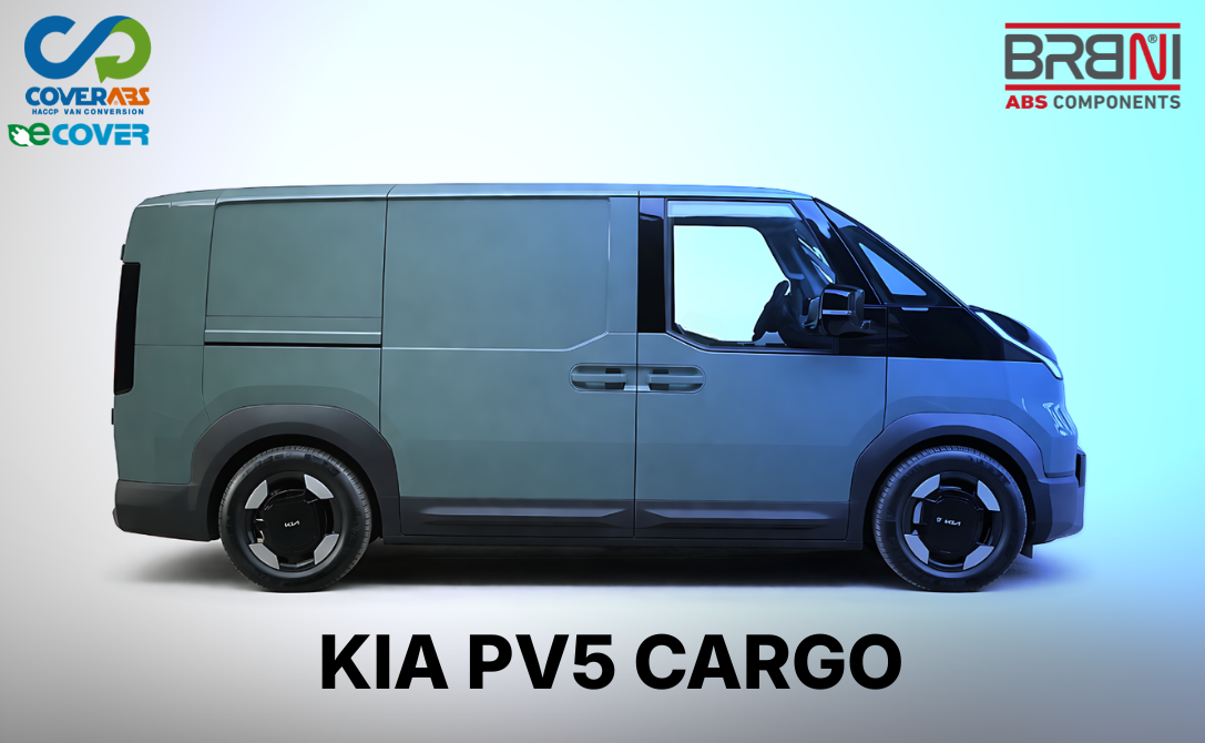 KIA PV5 Cargo kit CoverABS HACCP e componenti BRBNI in ABS per rivestimento vano veicoli commerciali elettrici